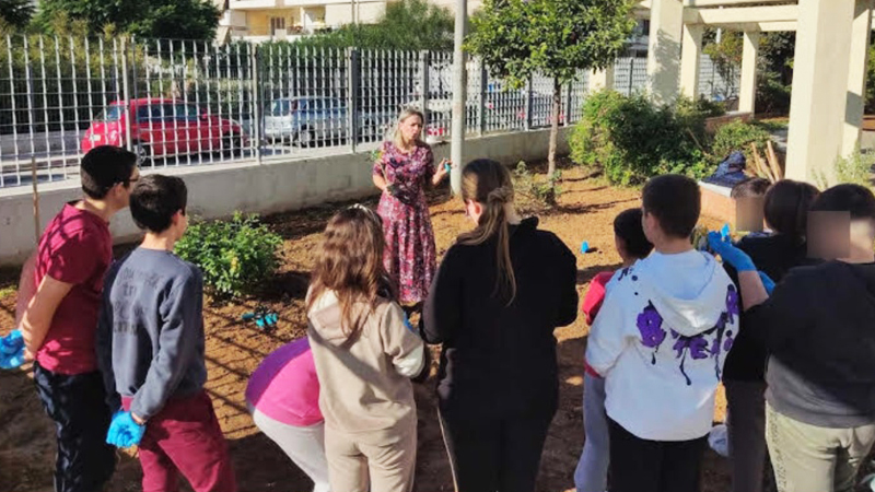 Νέος λαχανόκηπος στο 3ο Γυμνάσιο Ρέντη
